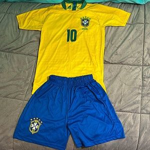 Brazil Neymar Jr. Youth Jersey